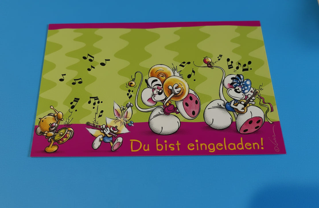 Diddl Einladungskarten Serie N Nr. 1