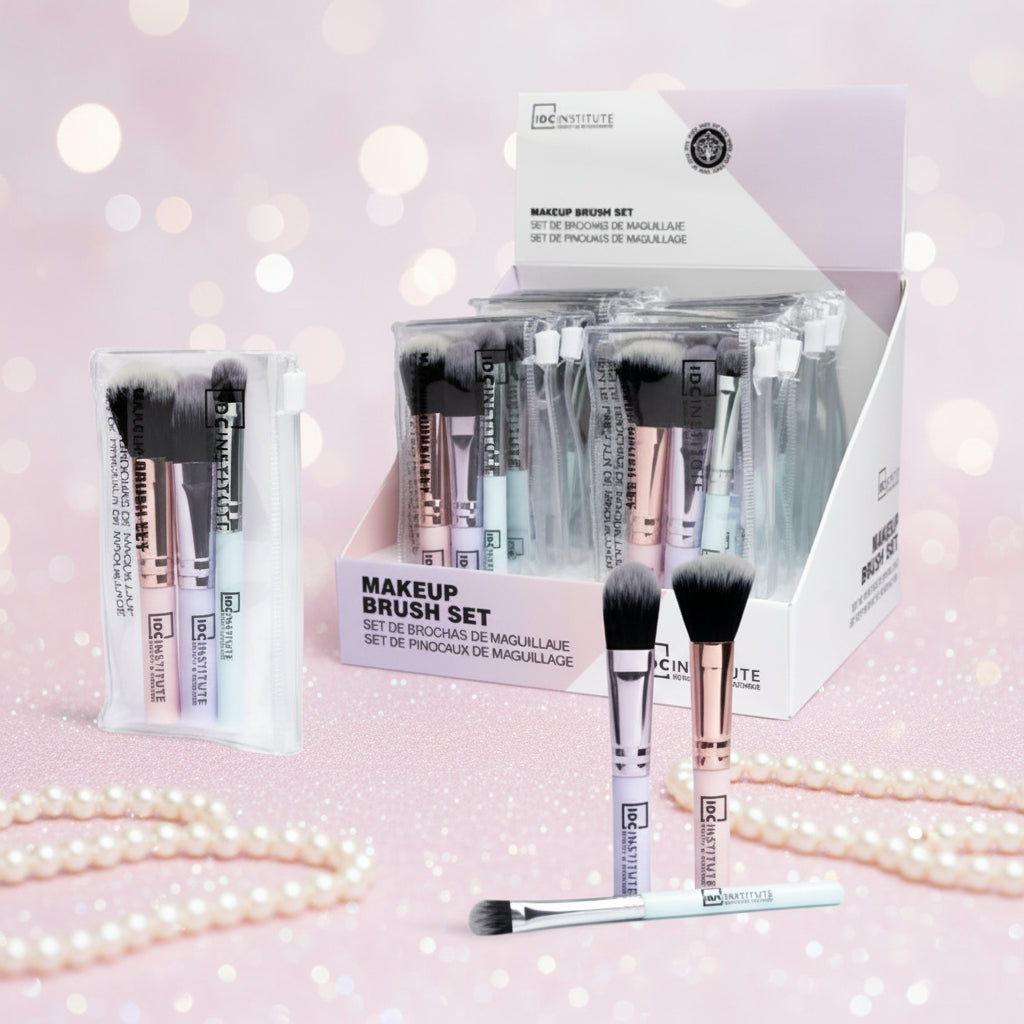 IDC Institute Make-up-Pinselset, 3-teilig