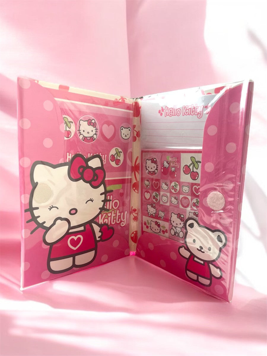 Hello Kitty Briefpapier Schreibspass-Set rosa