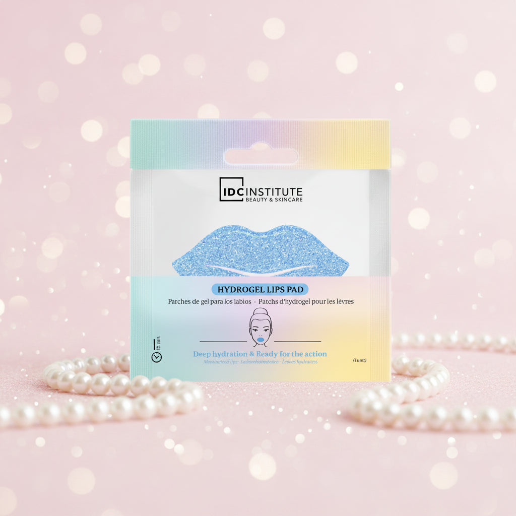 IDC Institute Hydrogel-Lippenmaske mit Glitzer blau