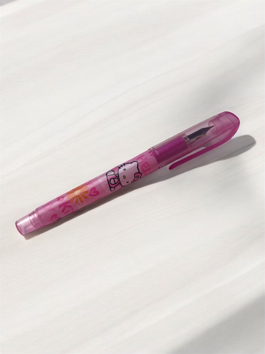 Hello Kitty Füllfeder rosa 13 cm