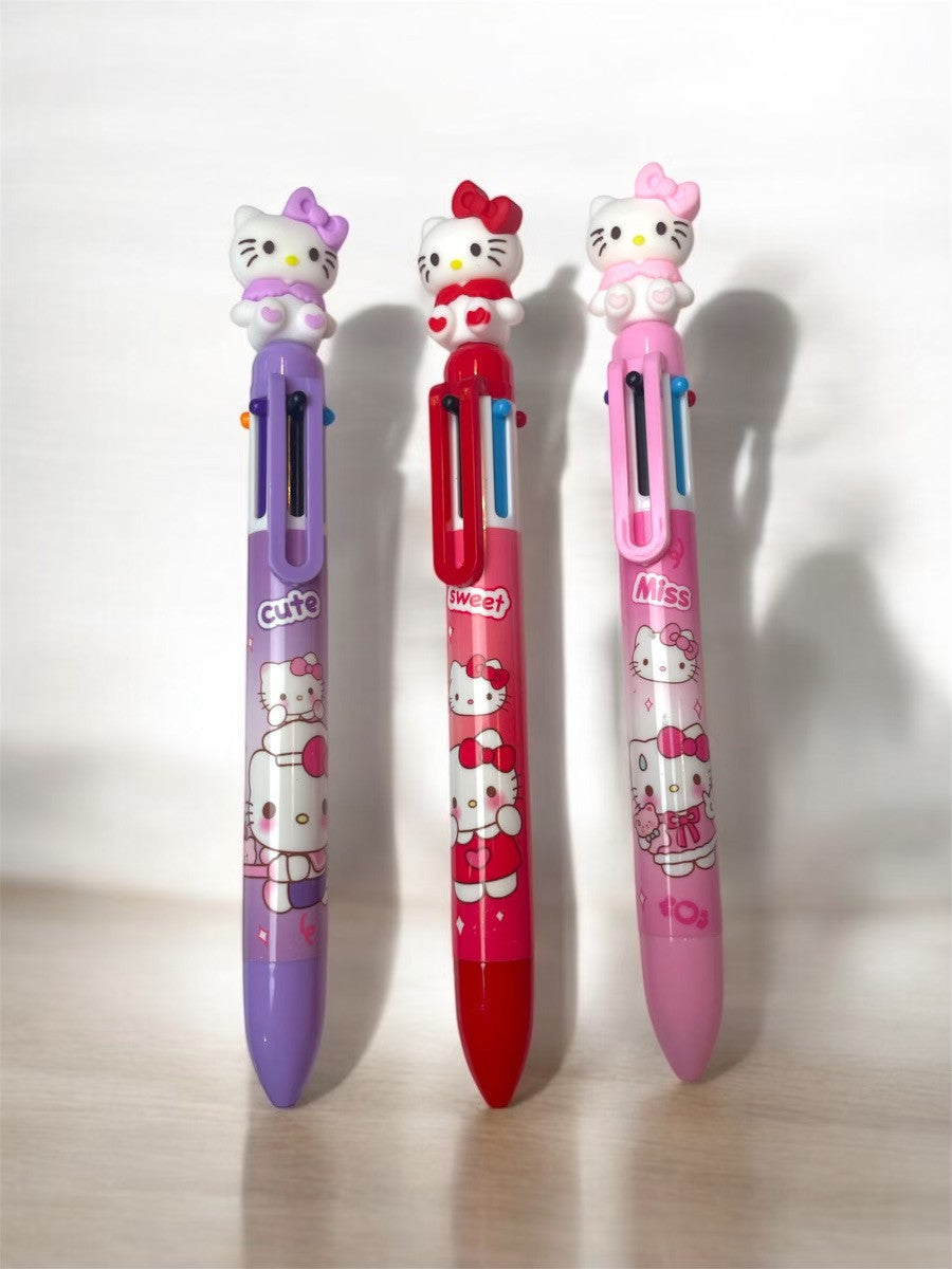 Hello Kitty Kugelschreiber mehrfarbig