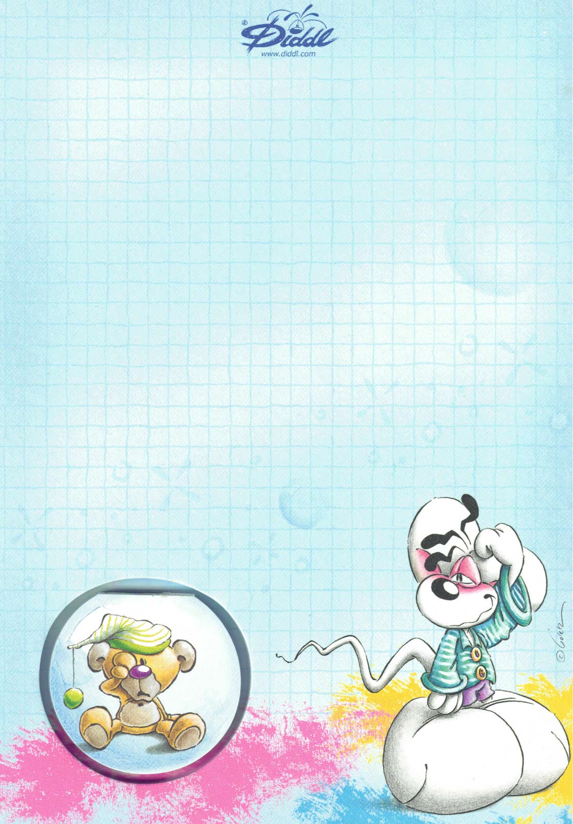 Diddl-Blatt A5 Nr. 375 Guten Morgen Diddl !