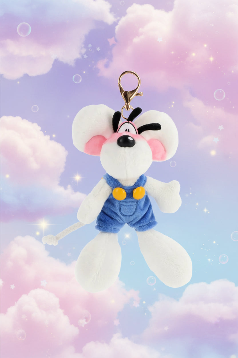 Diddl keychain overalls