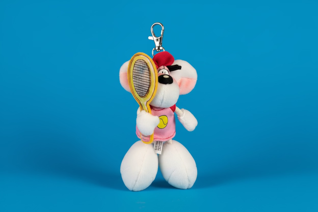 Diddlina Tennisspielerin Schlüsselanhänger