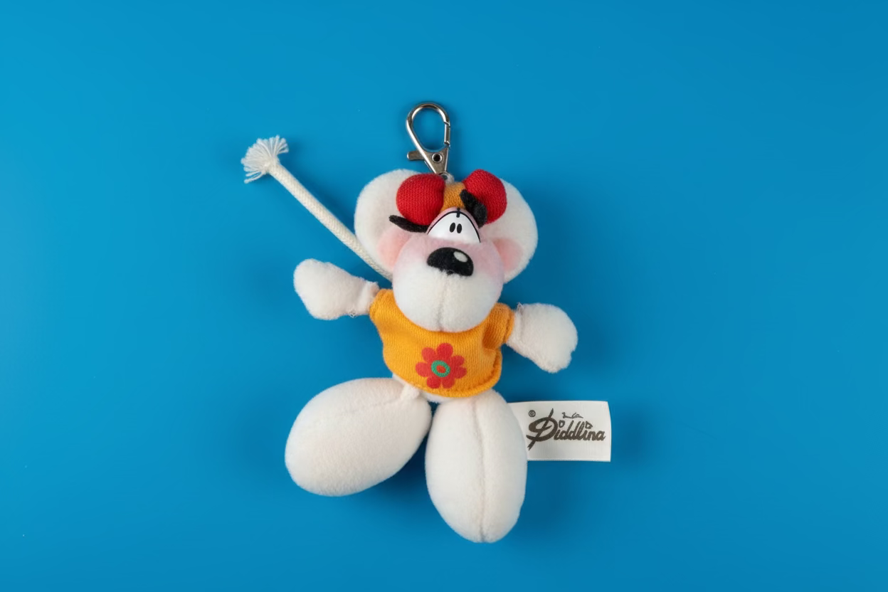 Diddlina Schlüsselanhänger ca. 9 cm Ausstellungsmodell ohne Etikette