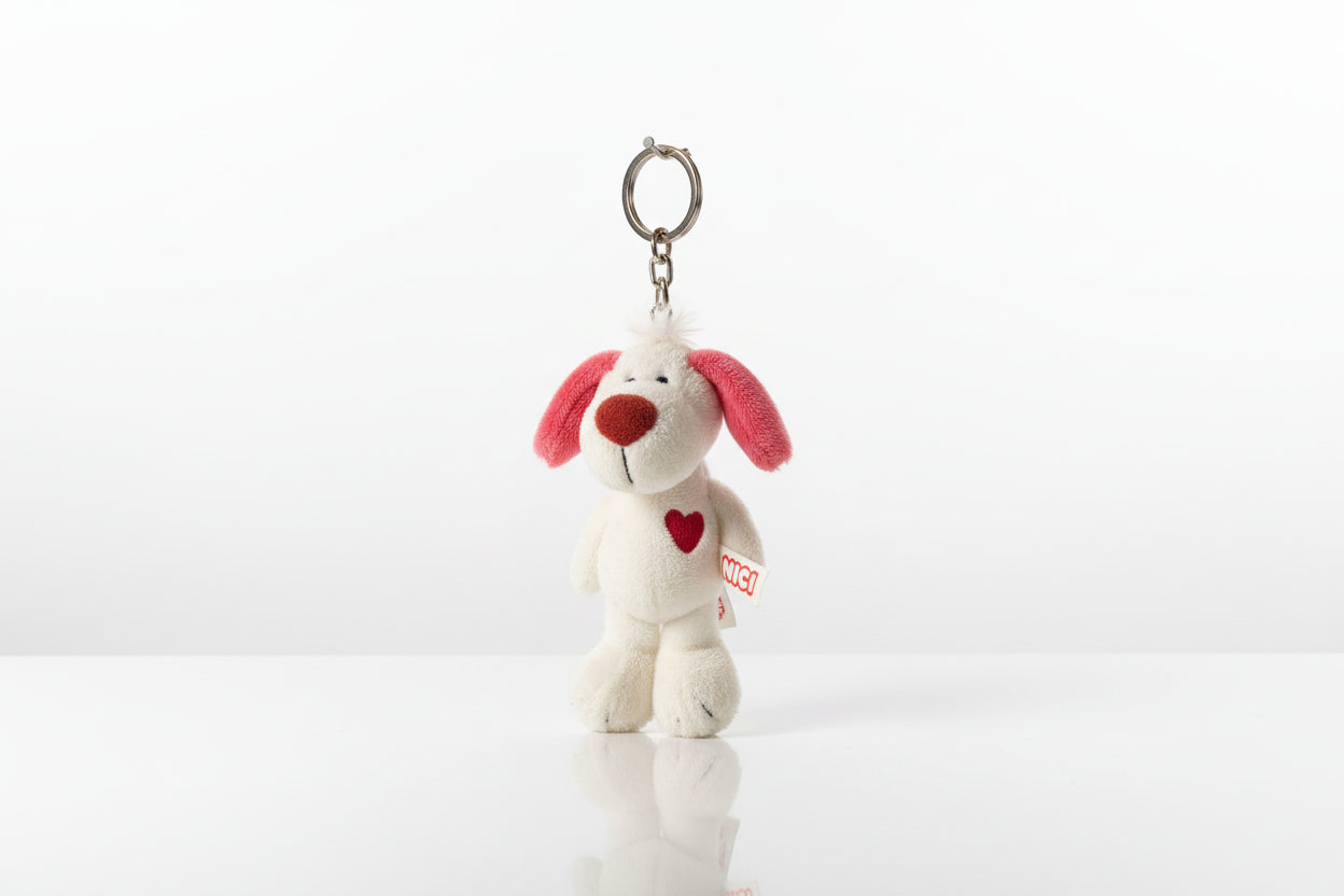 NICI Schlüsselanhänger Hund mit Herz 27504