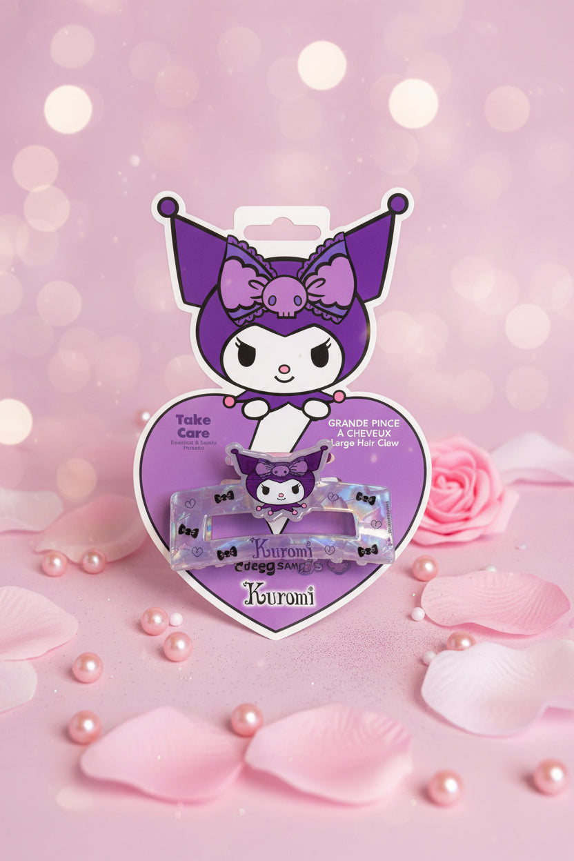 Take Care Große Kuromi-Haarspange
