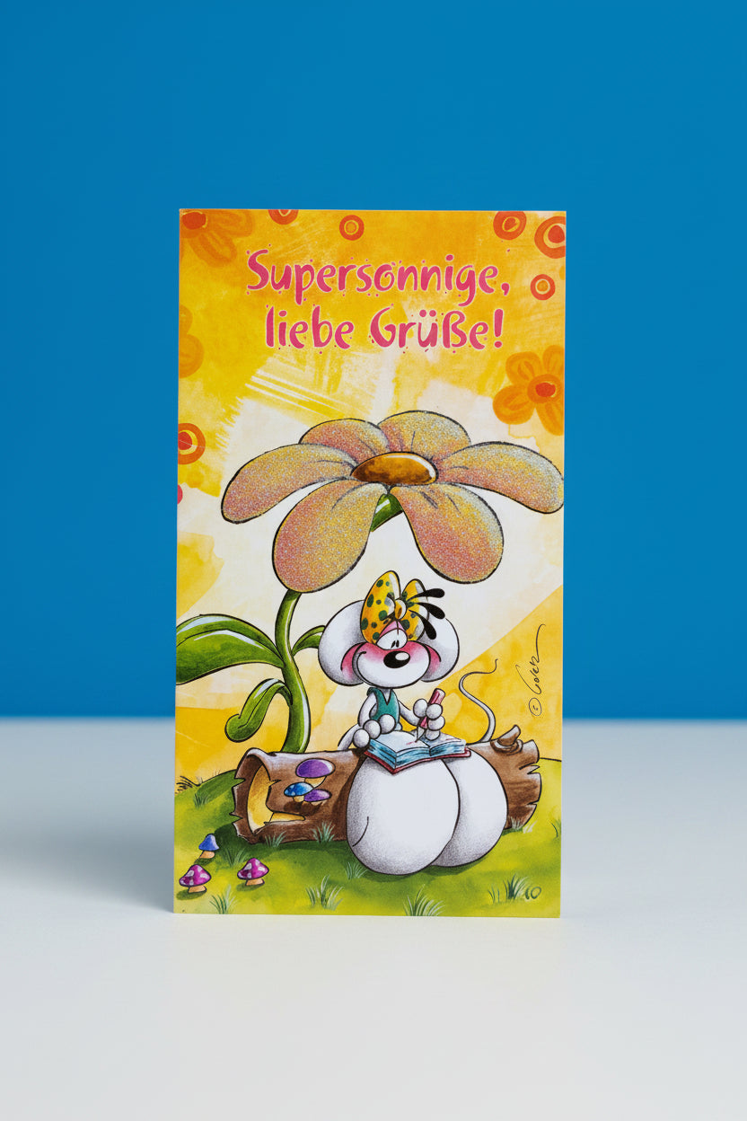 Diddl Karte Nr. 10 Ausstellungsmodell