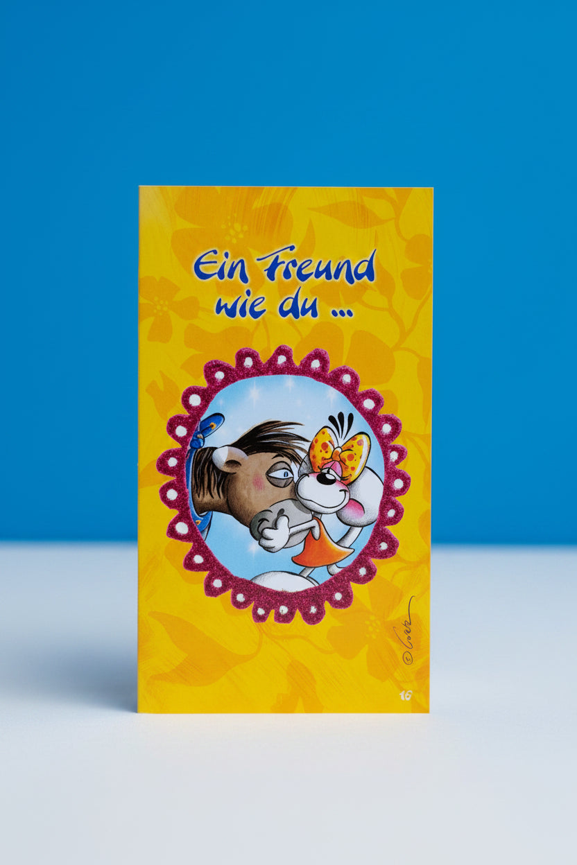Diddl Karte Nr. 15 Ausstellungsmodell