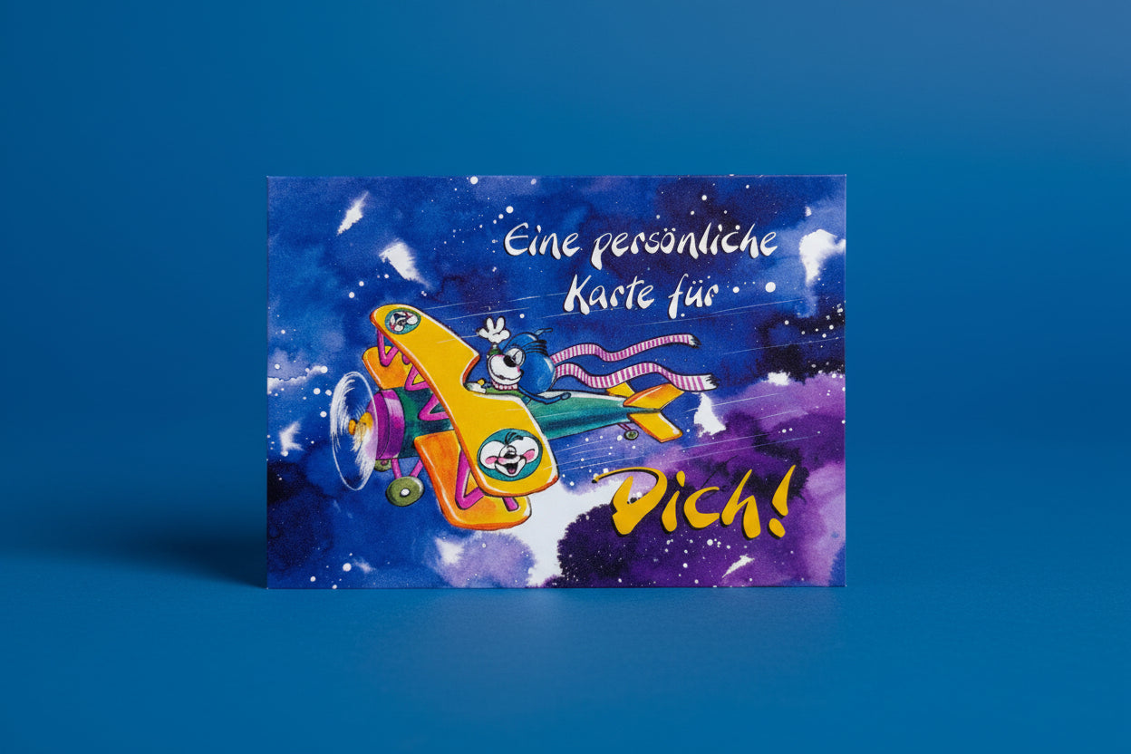 Diddl Funcard Holder blau Ausstellungsmodell
