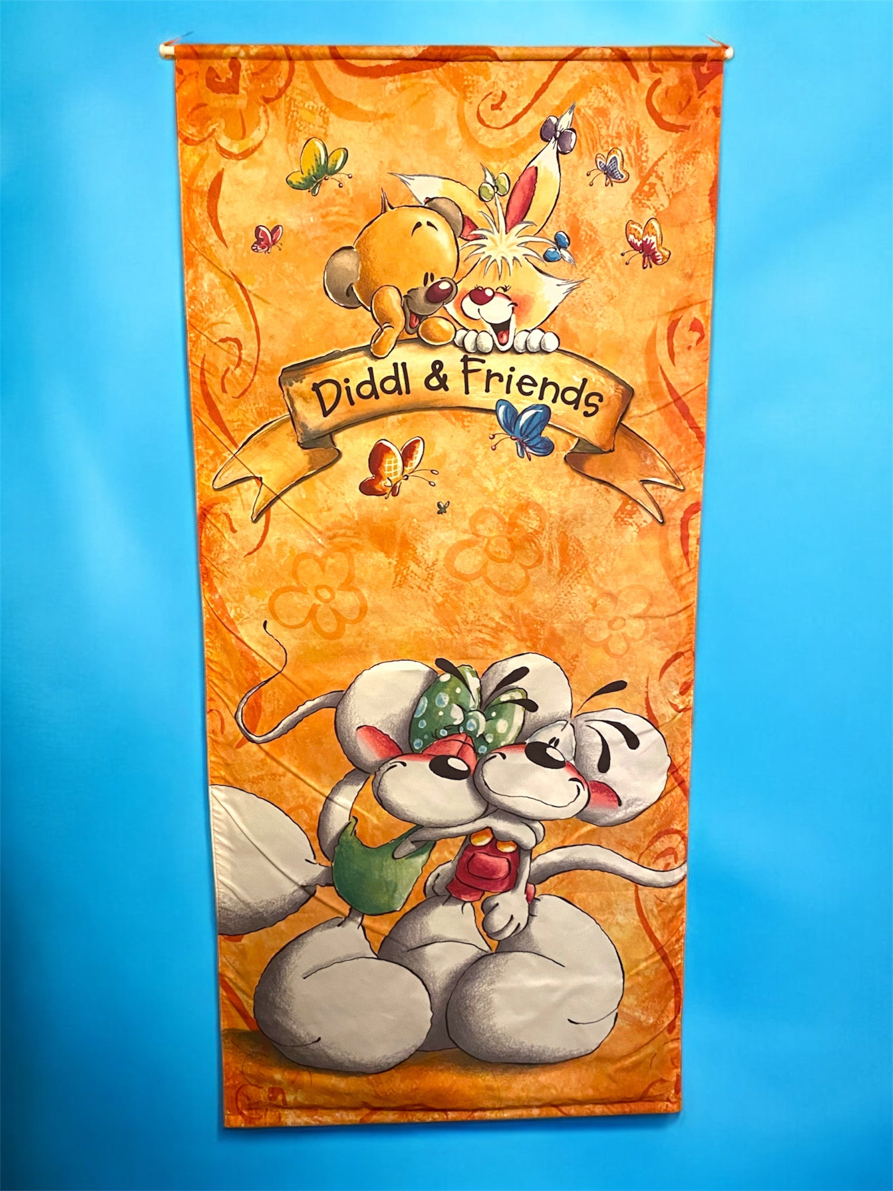 Banner Mimihopps, Pimboli, Diddl und Diddlina -Diddl Friends Ausstellungsmodell