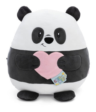 Coussin Panda Chill-NICI avec cœur 30 cm figuratif
