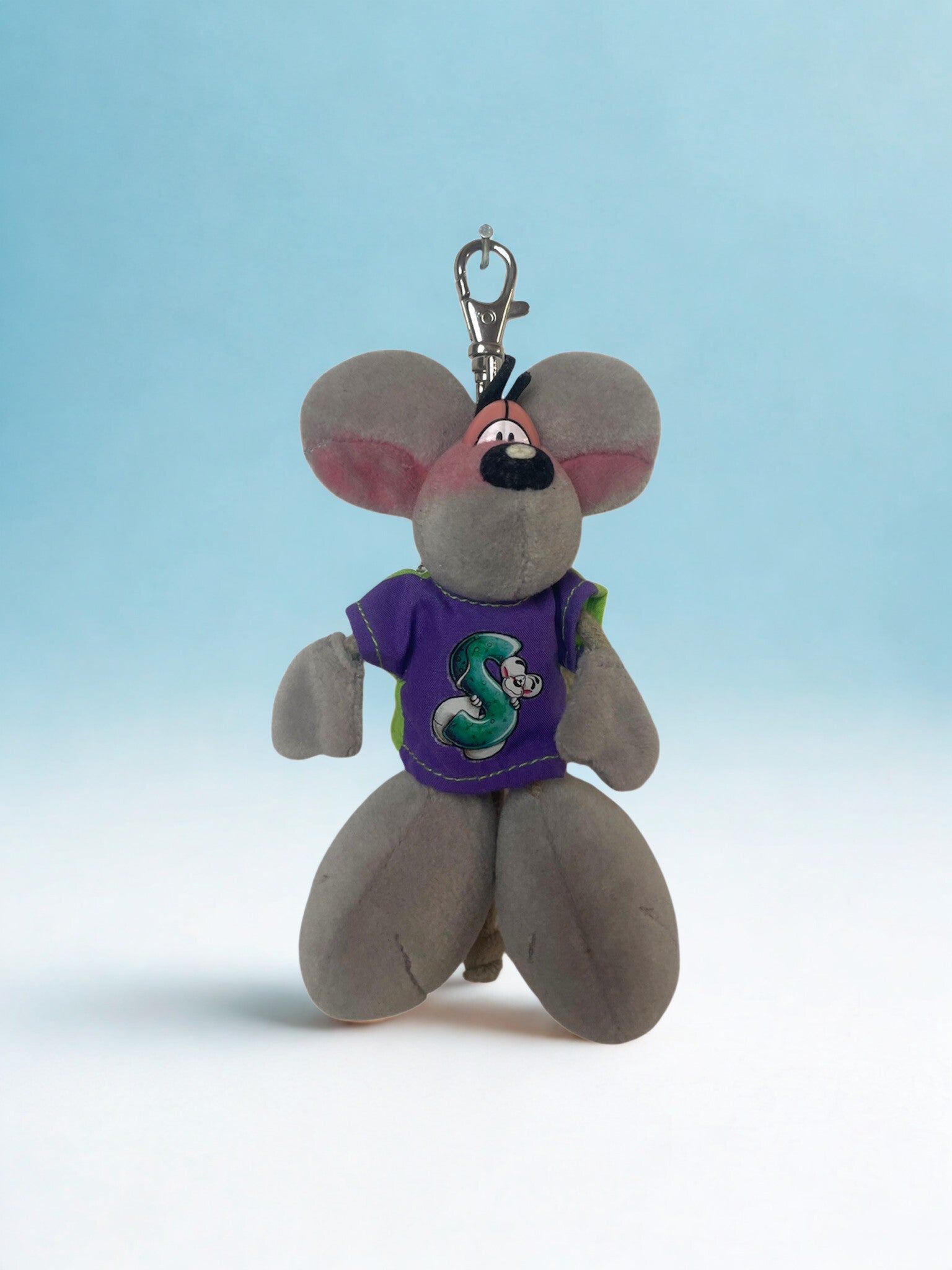 Diddl grau mit Buchstabe "S" ohne Etikette, Ausstellungsmodell