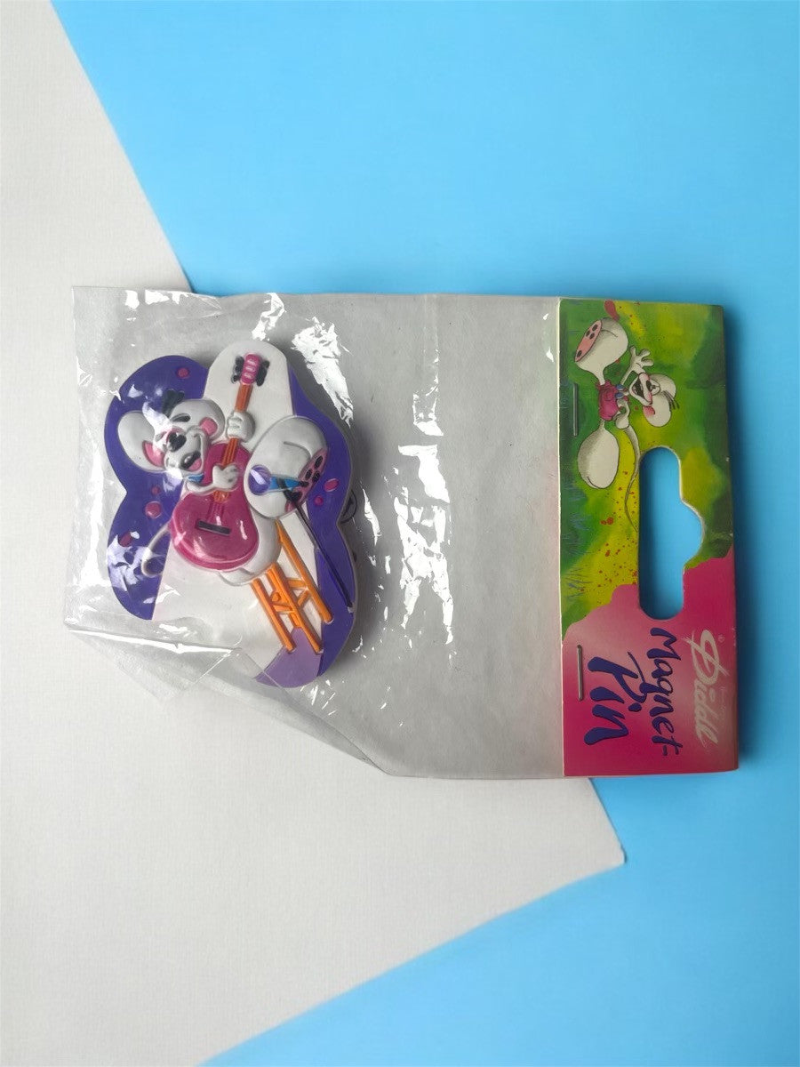 Diddl Magnet aus Gummi Rockstar