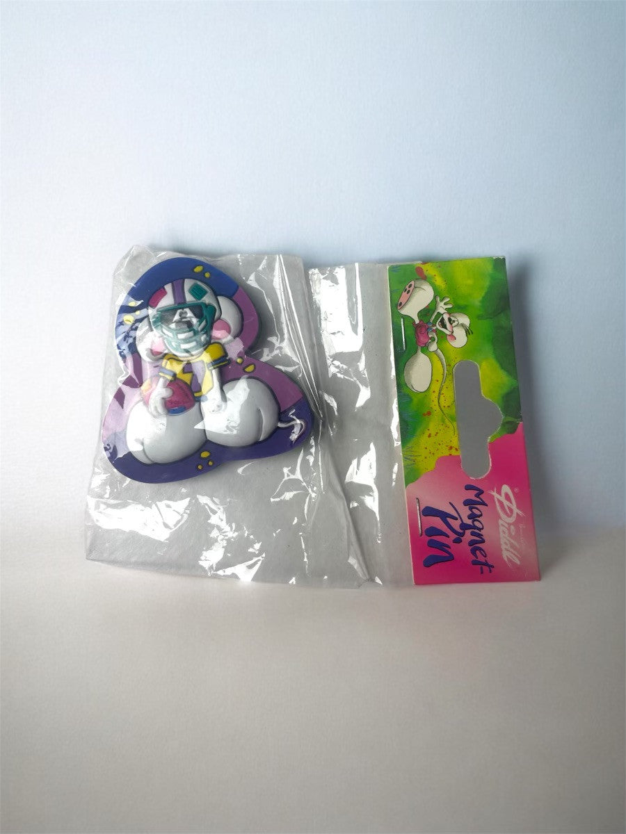 Diddl Magnet aus Gummi Rugby