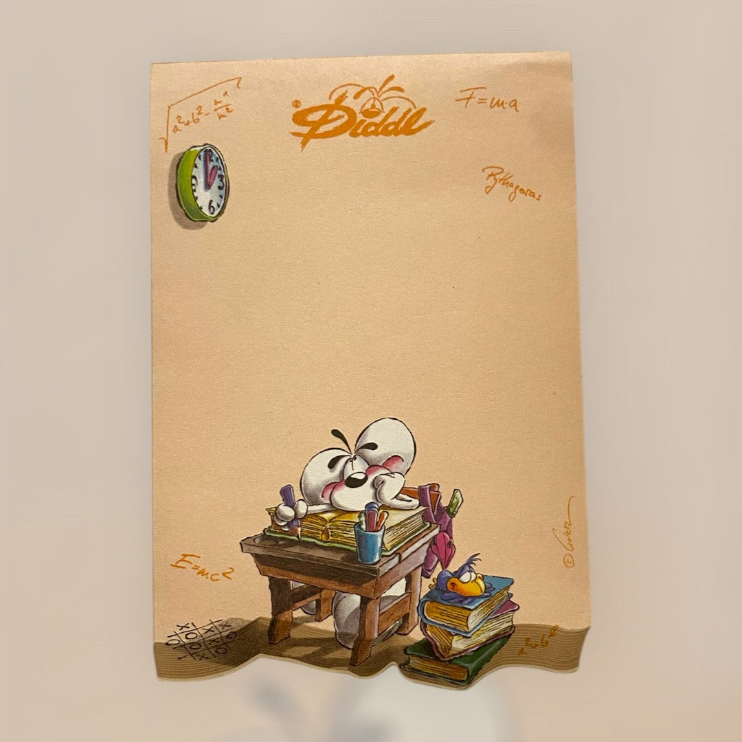 Diddl Relief-Blatt Nr. 4 Kurz vor Schulschluss