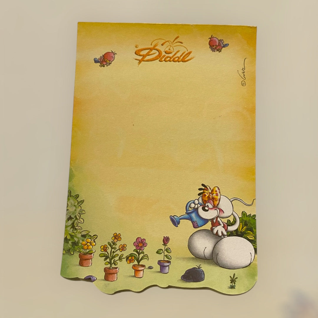 Diddl Relief-Blatt Nr. 43 Kleine Rosengärtnerin