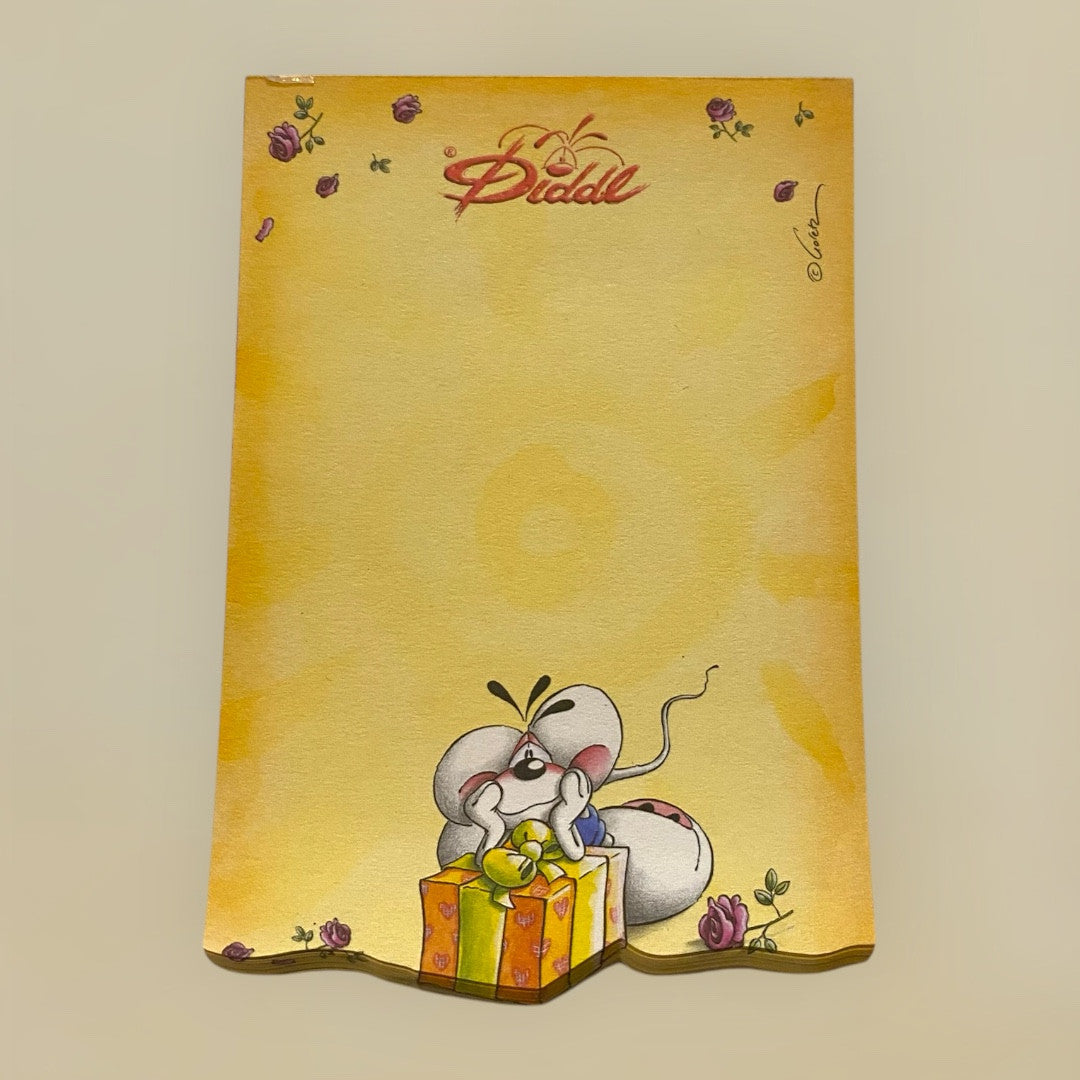 Diddl Relief-Blatt Nr. 47 Diddl mit Geschenk
