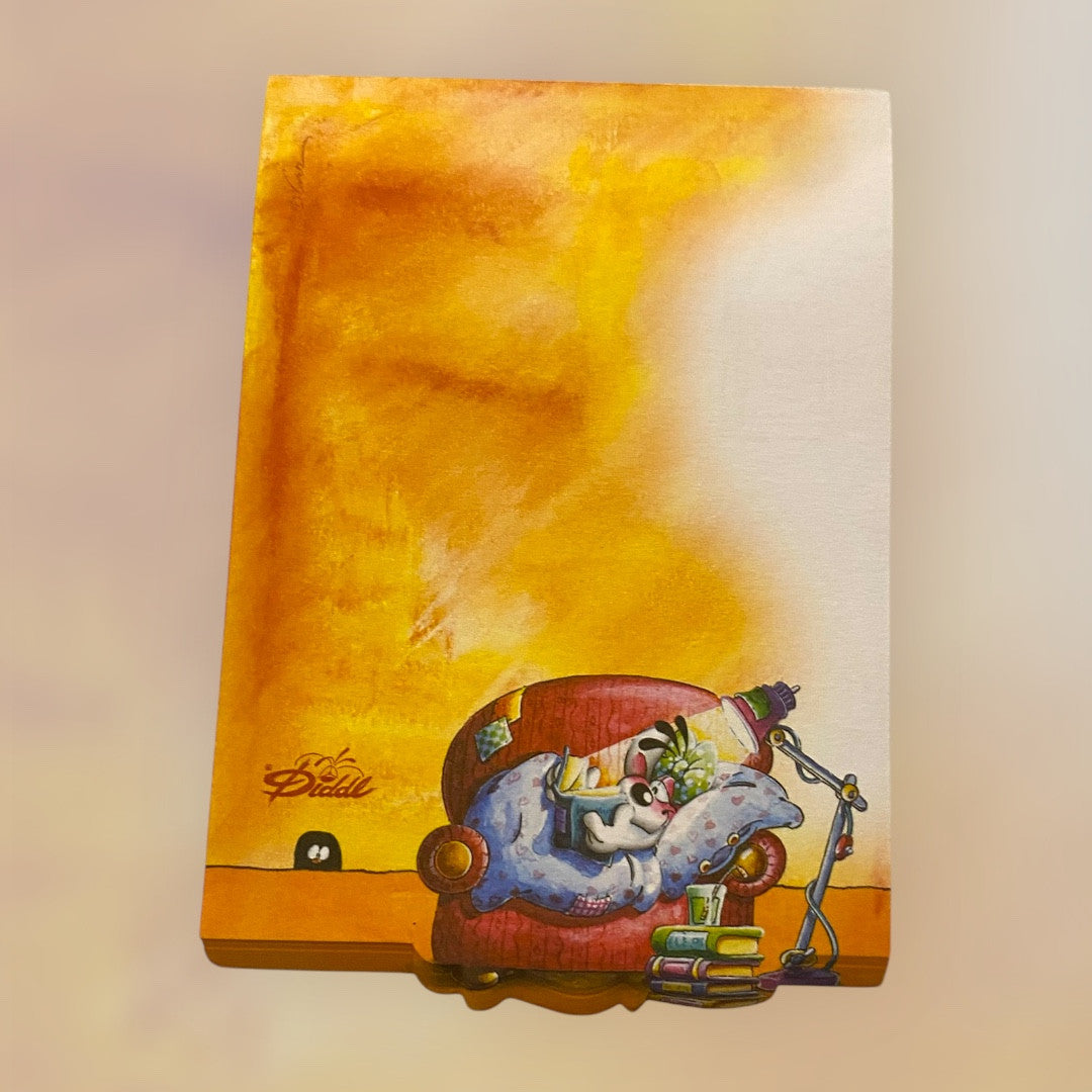 Diddl Relief Sheet No. 59 Reading Sofa