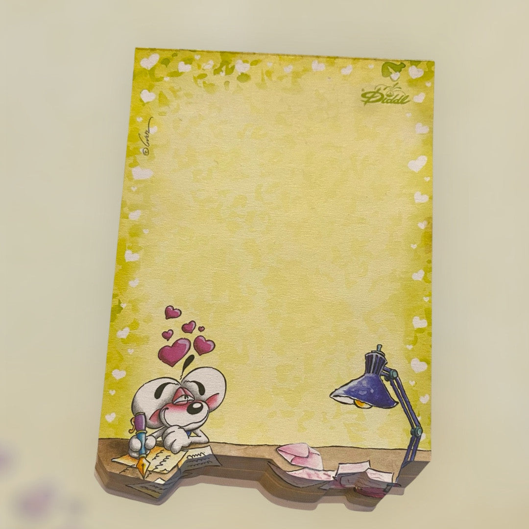 Diddl Relief Sheet No. 64 Lovestruck Letter Writer