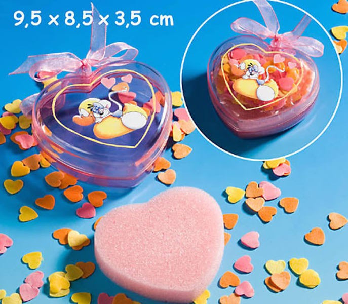 Diddlina Badekonfetti in Herzdose