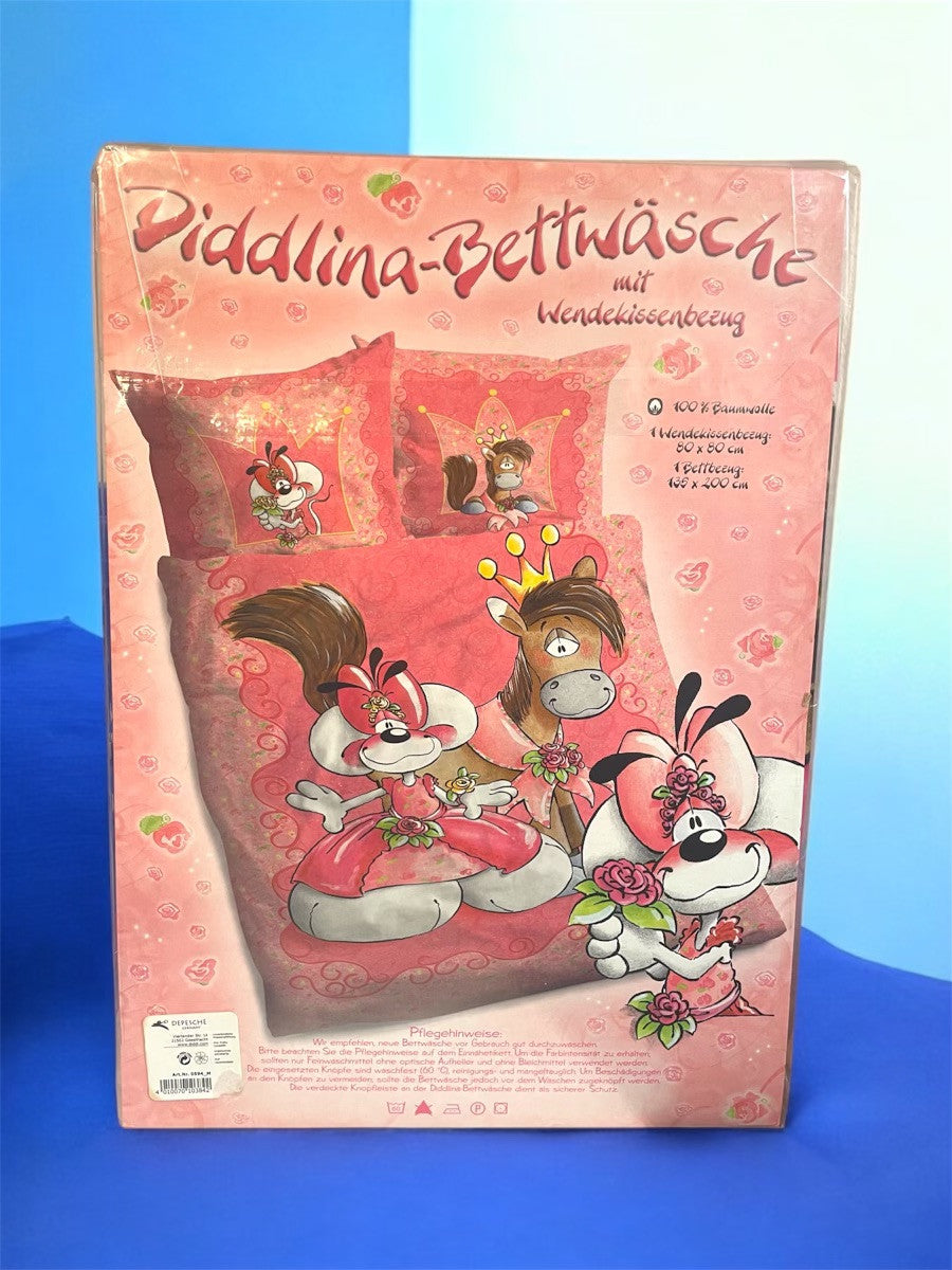 Diddlina Bettwäsche mit Wendekissenbezug