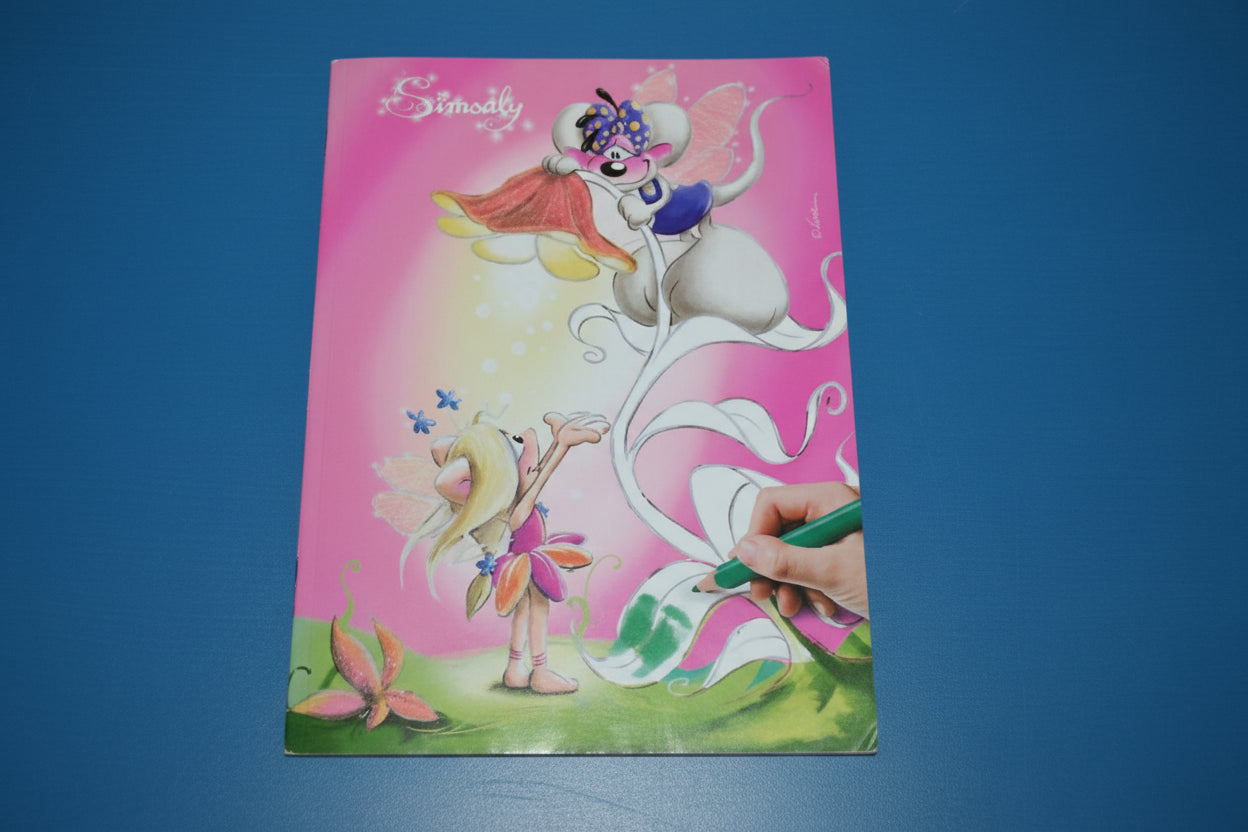 Diddlina Malbuch Simsaly mit Glitzerstickern