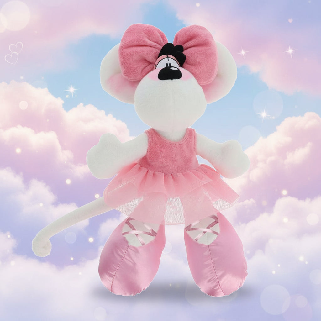Peluche Diddlina en robe de ballerine, 30 cm