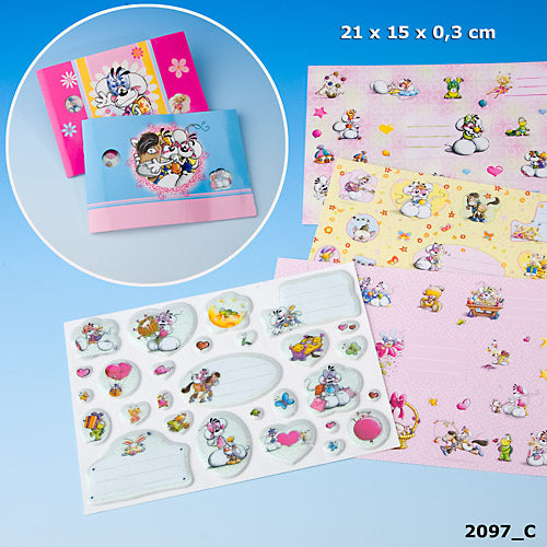 Diddl Album mit verschiedenen Stickern (Ausstellungsobjekt)