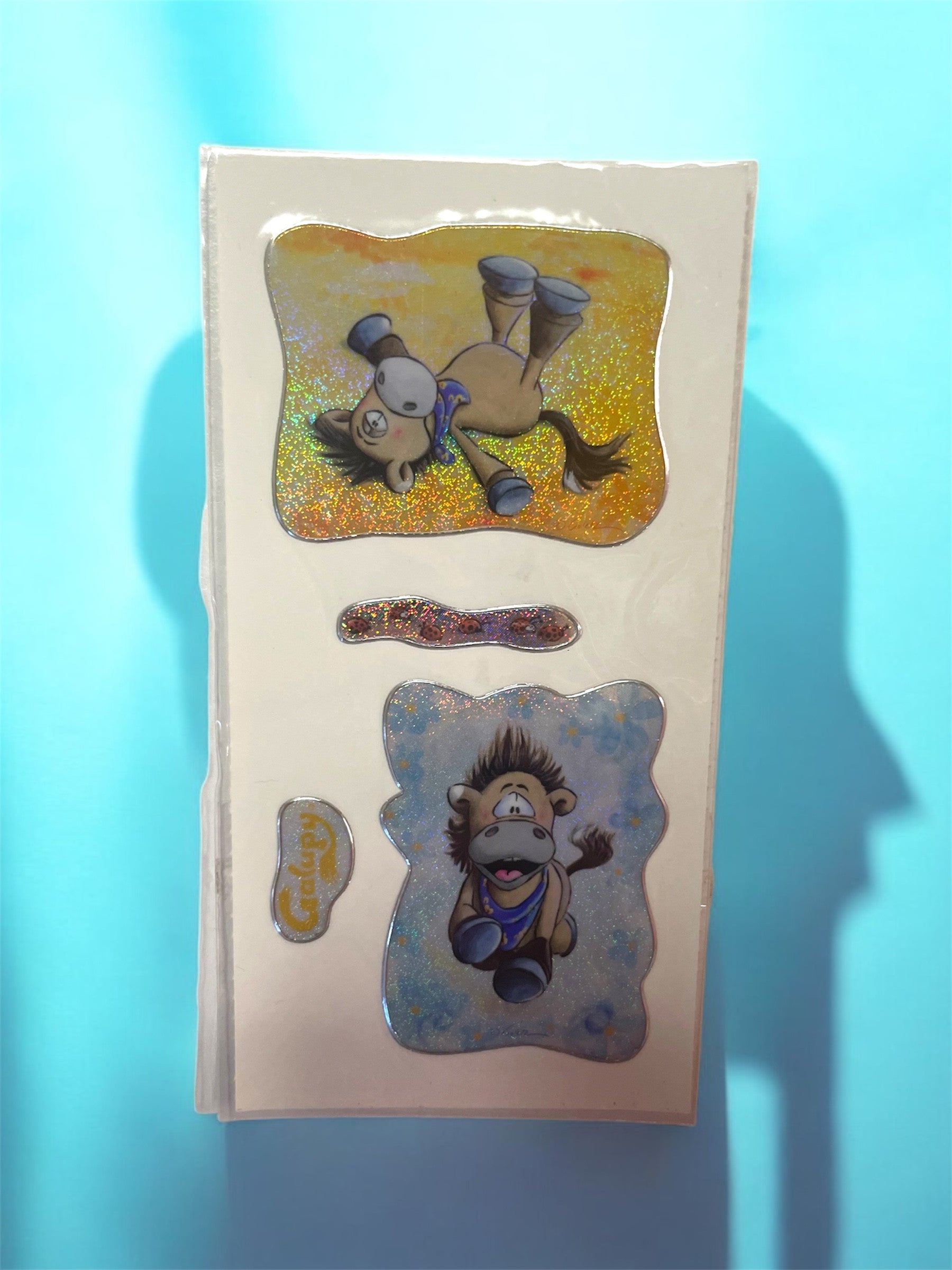 Glitzersticker Galupy