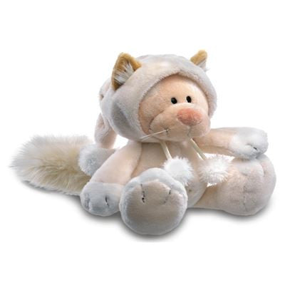 NICI - Schneekatze 15 cm Schlenkertier 30605