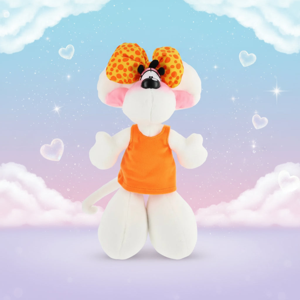 Peluche Diddl en salopette, 30 cm